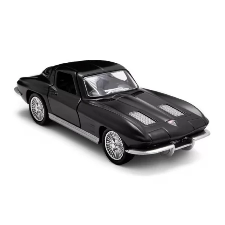 Автомодель - CHEVROLET CORVETTE SPLIT WINDOW 1963 матовий чорний 