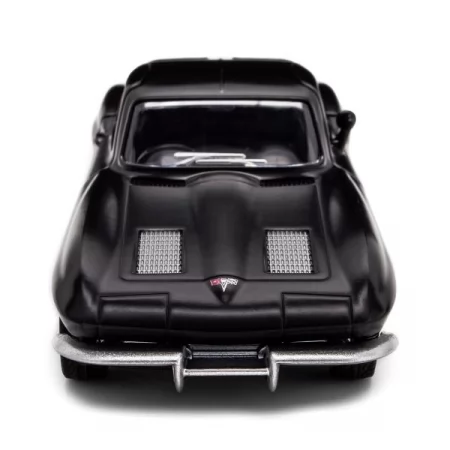 Автомодель - CHEVROLET CORVETTE SPLIT WINDOW 1963 матовий чорний 