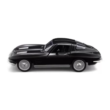 Автомодель - CHEVROLET CORVETTE SPLIT WINDOW 1963 матовий чорний 