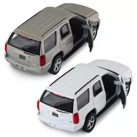 Автомодель - CHEVROLET TAHOE 2008 белый, серый Автомодель - CHEVROLET TAHOE 2008 белый, серый