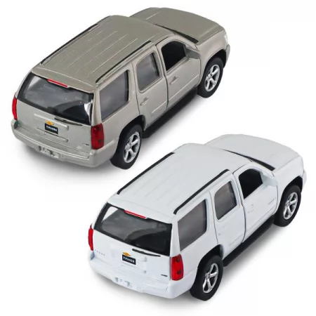 Автомодель - CHEVROLET TAHOE 2008 белый, серый Автомодель - CHEVROLET TAHOE 2008 белый, серый