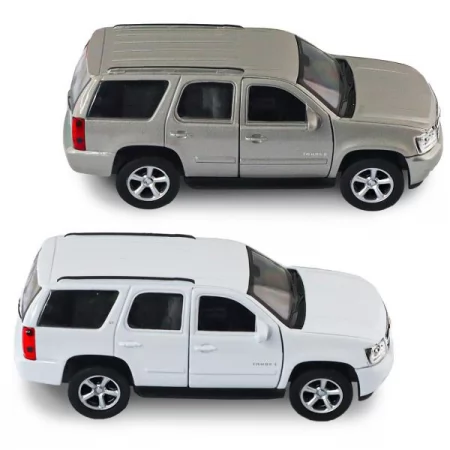 Автомодель - CHEVROLET TAHOE 2008 белый, серый Автомодель - CHEVROLET TAHOE 2008 белый, серый