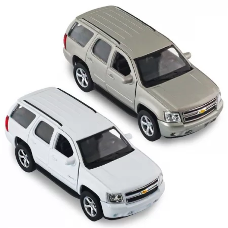 Автомодель - CHEVROLET TAHOE 2008 белый, серый Автомодель - CHEVROLET TAHOE 2008 белый, серый