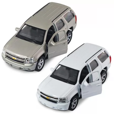 Автомодель - CHEVROLET TAHOE 2008 белый, серый Автомодель - CHEVROLET TAHOE 2008 белый, серый