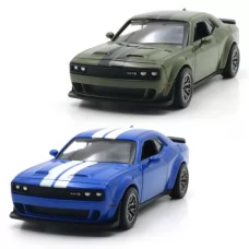 Автомодель - DODGE CHALLENGER SRT JAILBREAK 2022 синій, зелений 