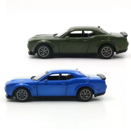 Автомодель - DODGE CHALLENGER SRT JAILBREAK 2022 синій, зелений 