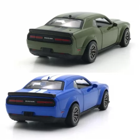 Автомодель - DODGE CHALLENGER SRT JAILBREAK 2022 синій, зелений 