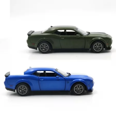 Автомодель - DODGE CHALLENGER SRT JAILBREAK 2022 синій, зелений 