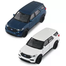 Автомодель - FORD EXPLORER 2023 перламутрово-білий, блакитний металік Автомодель - FORD EXPLORER 2023 перламутрово-білий, блакитний металік