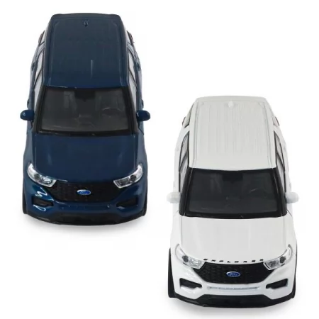 Автомодель - FORD EXPLORER 2023 перламутрово-білий, блакитний металік Автомодель - FORD EXPLORER 2023 перламутрово-білий, блакитний металік