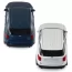 Автомодель - FORD EXPLORER 2023 перламутрово-білий, блакитний металік Автомодель - FORD EXPLORER 2023 перламутрово-білий, блакитний металік