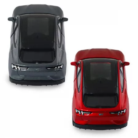 Автомодель - FORD MUSTANG MACH-E GT 2023 красный, серебристо-серый 