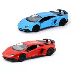 Автомодель - LAMBORGHINI AVENTADOR червоний, синій Автомодель - LAMBORGHINI AVENTADOR червоний, синій