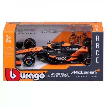 Автомодель - MCLAREN F1 MCL38 1: 43 18-38214 Автомодель - MCLAREN F1 MCL38 1: 43 18-38214
