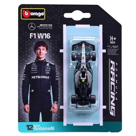Автомодель - MERCEDES-AMG F1 W16 1: 64 