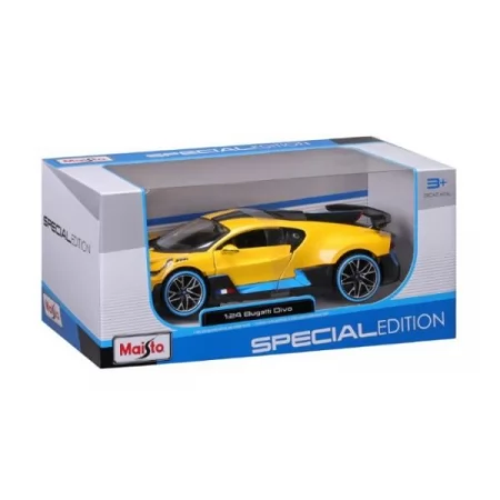 Автомодель Maisto Bugatti Divo желтый 1: 24 31526 yellow 