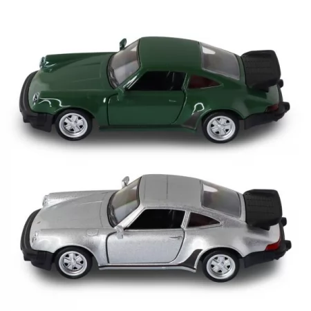 Автомодель - PORSCHE 911 TURBO 3.3 1978 сірий, темно-зелений Автомодель - PORSCHE 911 TURBO 3.3 1978 сірий, темно-зелений