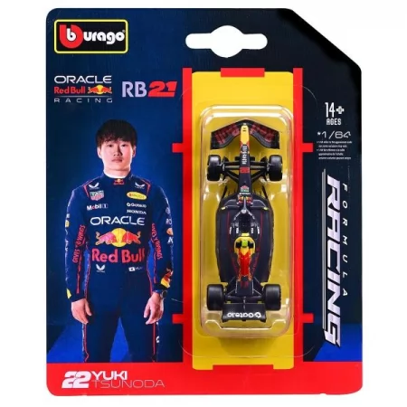 Автомодель - RED BULL RACING RB21 1: 64 Автомодель - RED BULL RACING RB21 1: 64