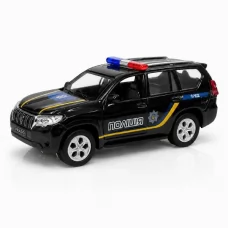 Автомодель – TOYOTA PRADO ПОЛІЦІЯ чорний Автомодель – TOYOTA PRADO ПОЛІЦІЯ чорний