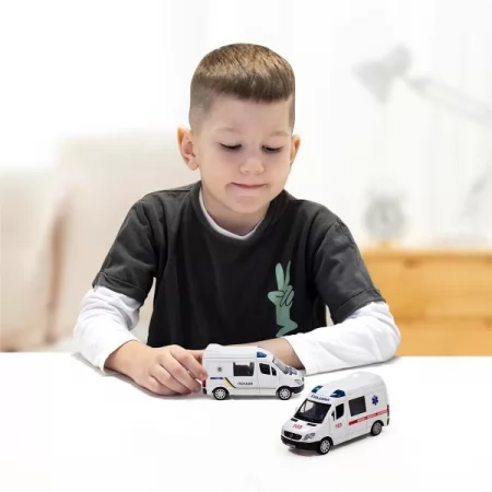 Автомодель TechnoDrive Mercedes-Benz Sprinter Полиция 1: 53 