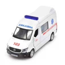 Автомодель TechnoDrive Mercedes-Benz Sprinter Швидка допомога 1: 32 250344U Автомодель TechnoDrive Mercedes-Benz Sprinter Швидка допомога 1: 32 250344U