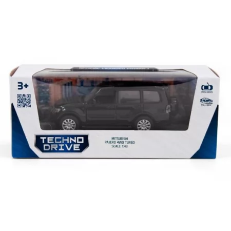 Автомодель TechnoDrive Mitsubishi 4WD Turbo чорний 1: 43