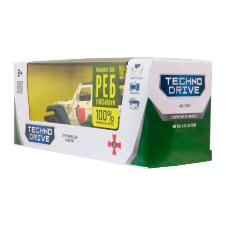 Автомодель TechnoDrive Шеврони героїв Jeep Wrangler Rubicon ОК ПІВДЕНЬ 1: 32 250398UM