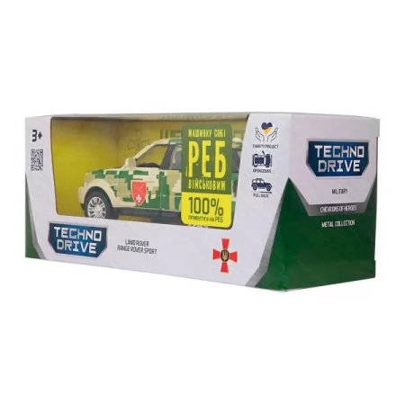Автомодель TechnoDrive Шеврони героїв Land Rover Range Rover Sport ОК ЗАХІД 1: 32 250399UM Автомодель TechnoDrive Шеврони героїв Land Rover Range Rover Sport ОК ЗАХІД 1: 32 250399UM