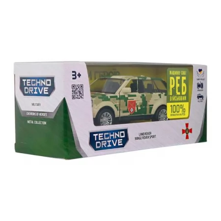 Автомодель TechnoDrive Шеврони героїв Land Rover Range Rover Sport ОК ЗАХІД 1: 32 250399UM Автомодель TechnoDrive Шеврони героїв Land Rover Range Rover Sport ОК ЗАХІД 1: 32 250399UM