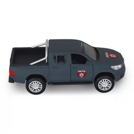 Автомодель TechnoDrive Шеврони героїв Toyota Hilux ОШБр НПУ ЛЮТЬ 1: 40 KM6118F Автомодель TechnoDrive Шеврони героїв Toyota Hilux ОШБр НПУ ЛЮТЬ 1: 40 KM6118F