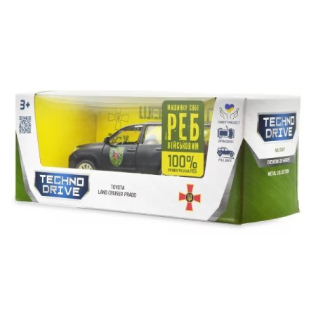 Автомодель TechnoDrive Шеврони героїв Toyota Land Cruiser Prado 110 ОМБр 1: 42 250359M