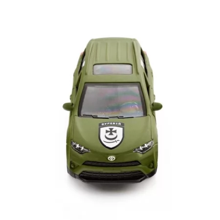 Автомодель TechnoDrive Шеврони героїв Toyota RAV4 Буревій 1: 40 KM6198 Автомодель TechnoDrive Шеврони героїв Toyota RAV4 Буревій 1: 40 KM6198