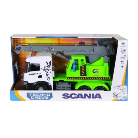 Автомодель серії "Mid Truck" – АВТОКРАН SCANIA світло, звук 