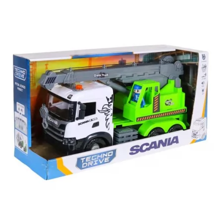 Автомодель серії "Mid Truck" – АВТОКРАН SCANIA світло, звук 