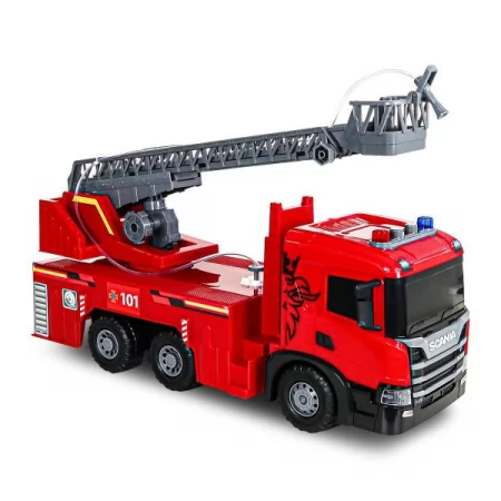 Автомодель серії "Super Big Truck" – ПОЖЕЖНА МАШИНА SCANIA світло, звук, функ. води 