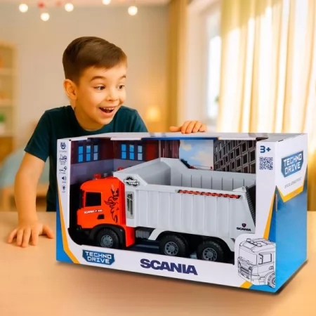 Автомодель серії "Super Big Truck" – САМОСКИД SCANIA світло, звук 