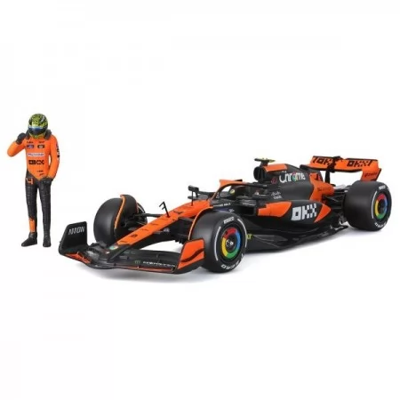 Автомодель з фігуркою - MCLAREN MCL38 1: 24 18-28040