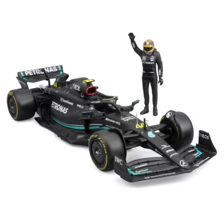 Автомодель з фігуркою - MERCEDES-AMG F1 W14 E PERFORMANCE 1: 24 