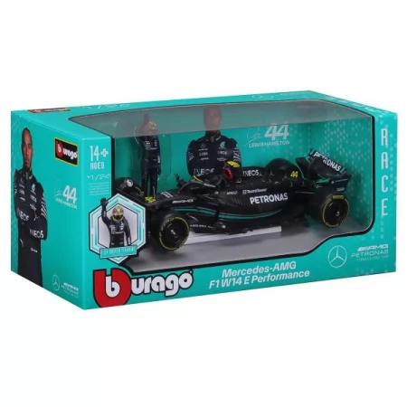 Автомодель з фігуркою - MERCEDES-AMG F1 W14 E PERFORMANCE 1: 24 