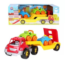  Автовоз з набором машинок 3909 "Technok Toys" в коробці