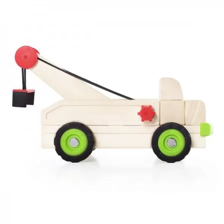 Велика машинка Guidecraft Block Science Trucks Евакуатор дерев'яний 37 см G7532 Велика машинка Guidecraft Block Science Trucks Евакуатор дерев'яний 37 см G7532