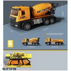 Строительная техника BabyToys JKL-A18 инерционная 6 шт Строительная техника BabyToys JKL-A18 инерционная 6 шт
