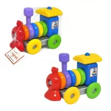  Іграшка розвиваюча "Funny train" 39757 "Tigres", 14 елементів, в сітці