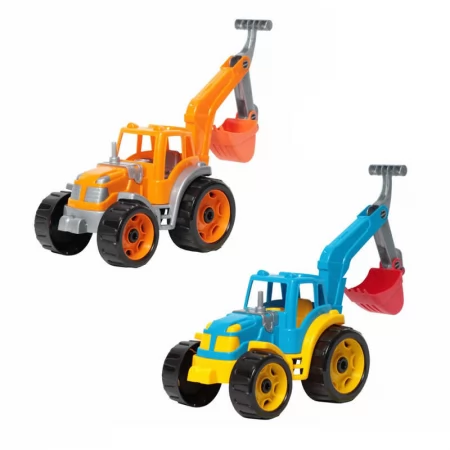  Іграшка "Трактор з ковшем" 3435 "Technok Toys" 4 кольори, в сітці