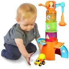 Ігровий набір Bb Junior Volvo Кран із вантажівкою 16-88605 