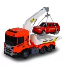 Ігровий набір серії "Big Truck" – ЕВАКУАТОР SCANIA З МАШИНОЮ світло, звук 