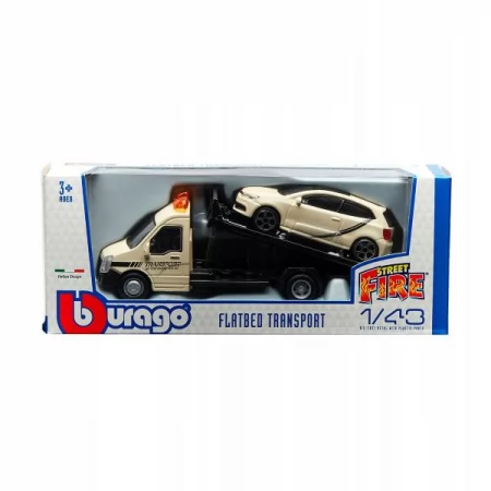 Игровой набор Bburago Эвакуатор с автомоделью VW Polo GTI Mark 5, 1: 43 18-31403