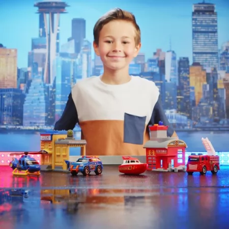 Игровой набор Road Rippers Mini City Playsets Полицейское депо 