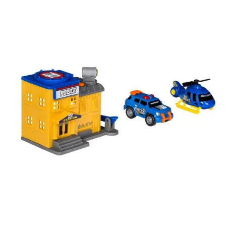 Игровой набор Road Rippers Mini City Playsets Полицейское депо 