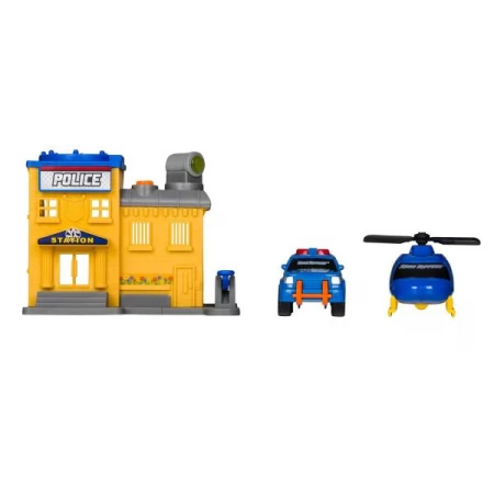 Игровой набор Road Rippers Mini City Playsets Полицейское депо 